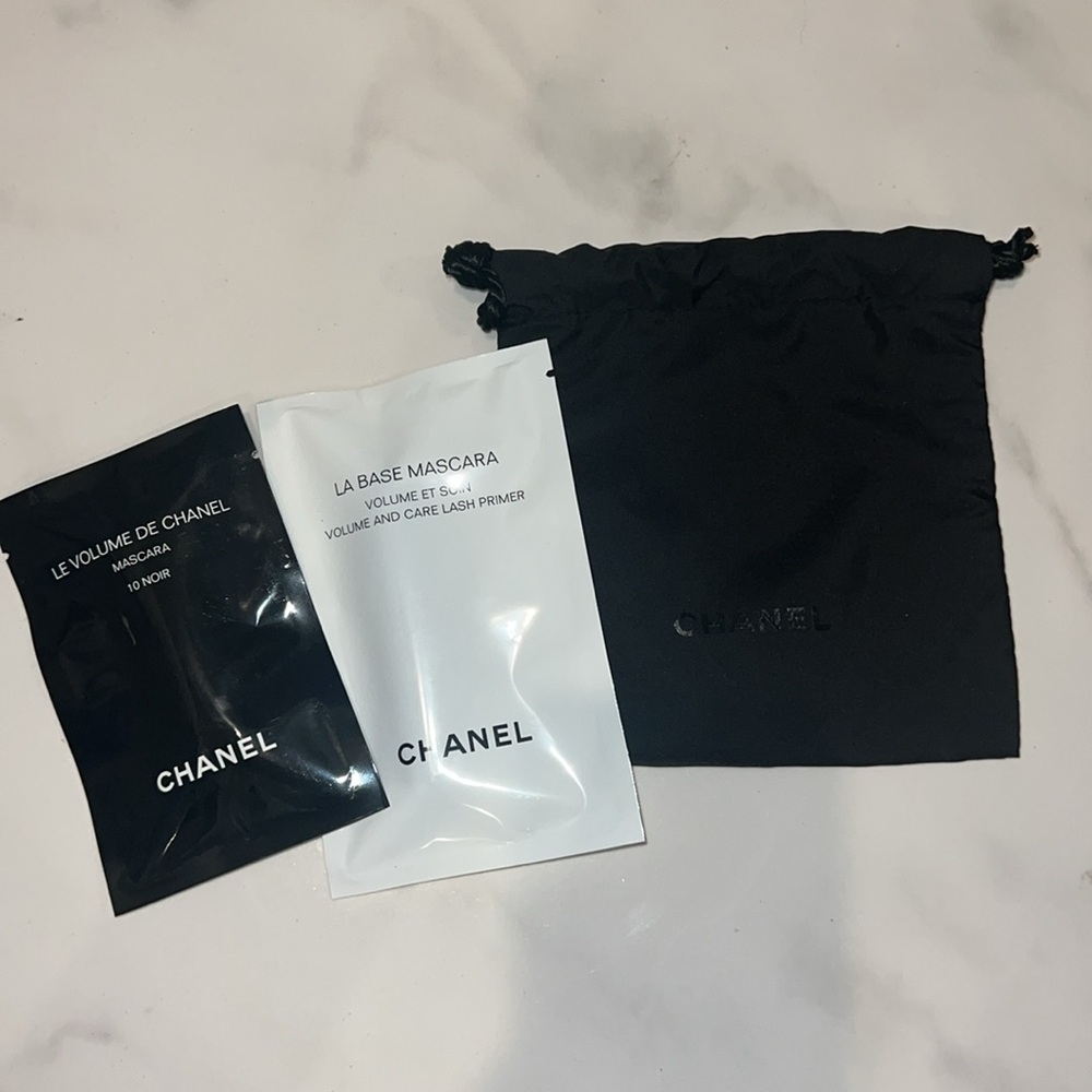 Chanel Mascara and Lash Primer with Authentic Chanel bag